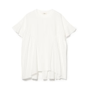 裾フリル ギャザー Tシャツ