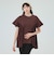 裾フリル ギャザー Tシャツ
