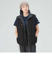 中綿 リバーシブル ベスト