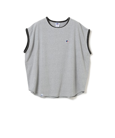 【EXCLUSIVE】RUSSELL ATHLETIC / ノースリーブ 配色 Tシャツ