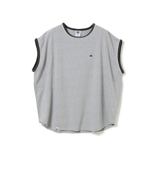 【EXCLUSIVE】RUSSELL ATHLETIC / ノースリーブ 配色 Tシャツ