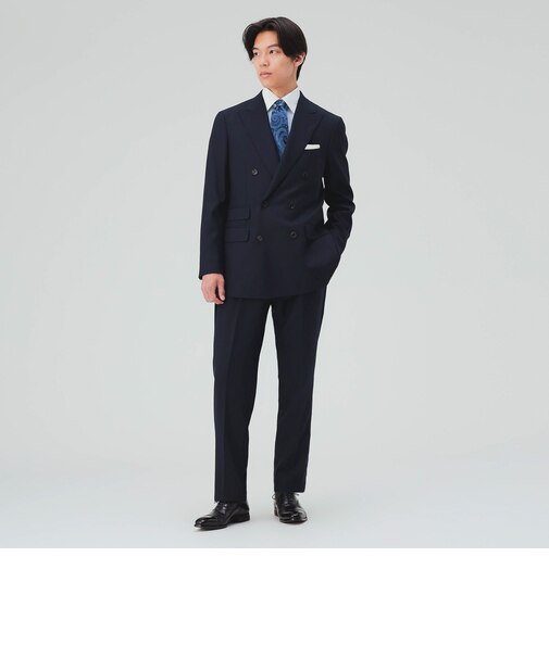 SARTORIA LINE Super100’s ダブルジャケット ソリッド スーツ