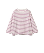 ボーダー ロング Tシャツ 2026FW(90~140cm)キッズ 定番 カジュアル プチプラ
