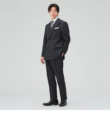 SARTORIA LINE ソリッド ダブルブレスト スーツ