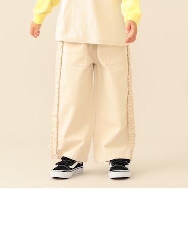 【WEB限定】サイドフリル デニム 2026FW(90~140cm)女の子 フリル 通園 通学