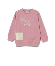 スマイル 刺繍 スウェット 2026FW（90～130cm）キッズ カジュアル プチプラ 通園 通学