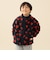 【洗濯機で洗える】ジャカード ボア ブルゾン 2026FW（90～140cm）人気 プチプラ 花柄 ハート柄 冬アウター 通園 通学