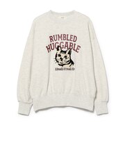 ネコ 刺繍 スウェット