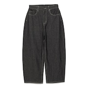 ジャカード ストライプ デニム パンツ