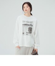アソート グラフィック ロングTシャツ