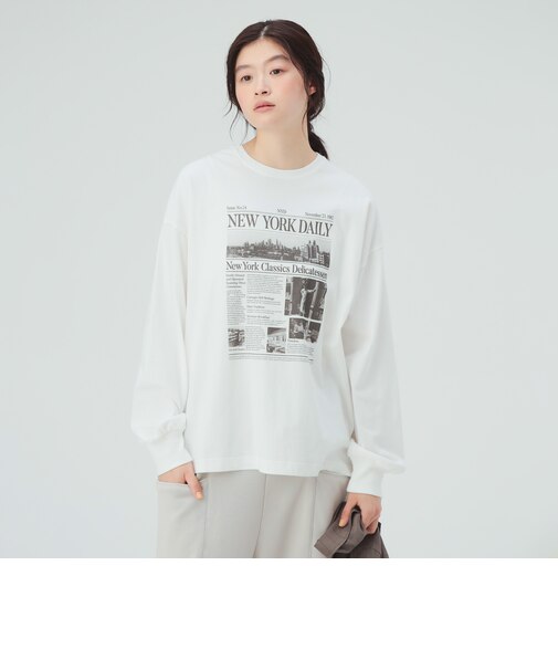 アソート グラフィック ロングTシャツ