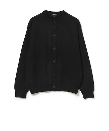 ストレッチ クルーネック カーディガン