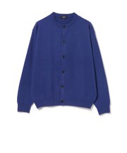 ストレッチ クルーネック カーディガン