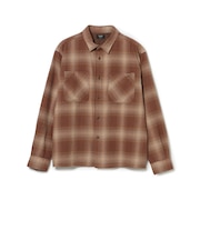 オンブレチェック レギュラーカラーシャツ