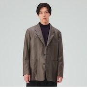 フェイクレザー ジャケット