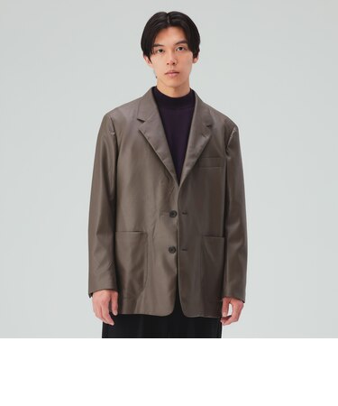 フェイクレザー ジャケット