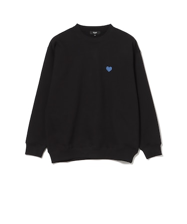 ハートロゴ ワンポイント プルオーバースウェット