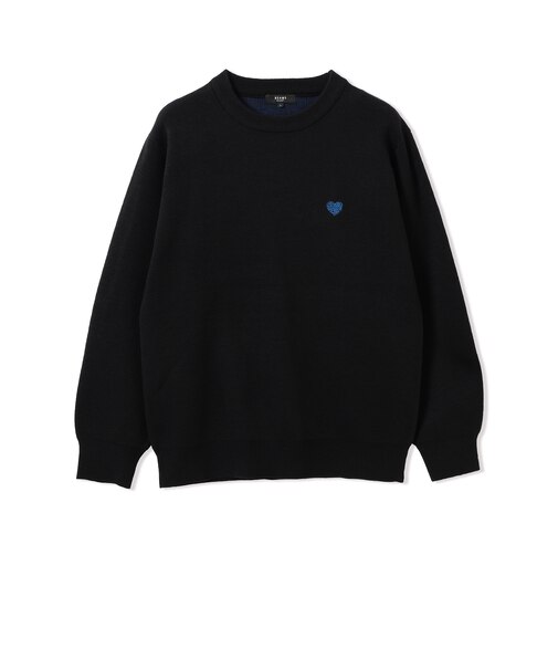 ハート 刺繍 ニット
