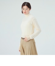 レイヤード風 タートルネック プルオーバー