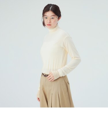 レイヤード風 タートルネック プルオーバー