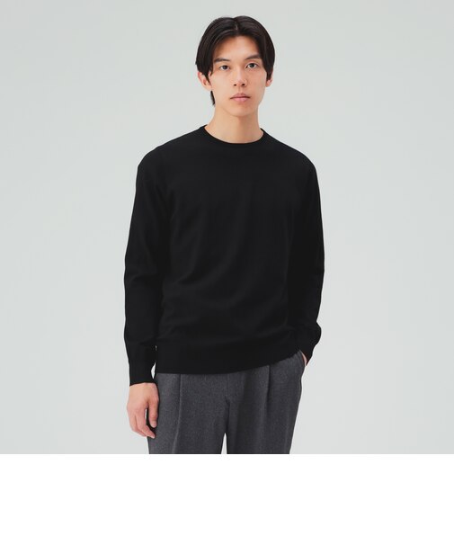 ベーシック クルーネックニット 26FW