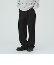 ワイドストレート カーブパンツ