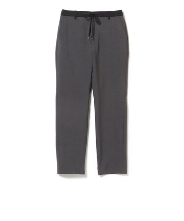 ウールライク ストレッチ テーパードパンツ