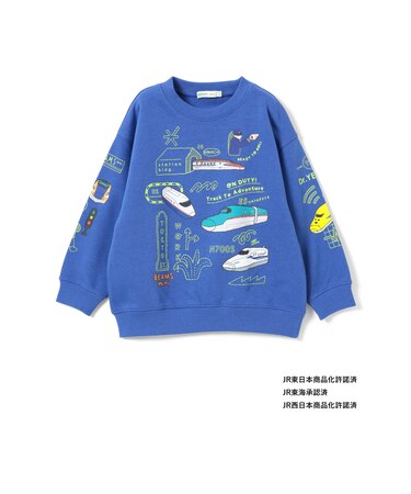 JR 新幹線 スウェット プルオーバー 2026FW(90~130cm)こまち ドクターイエロー かがやき はやぶさ やまびこ N700S 電車好き