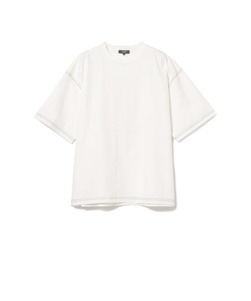 ステッチ 配色 オーバー Tシャツ