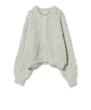 リボン × ノットヤーン カーディガン