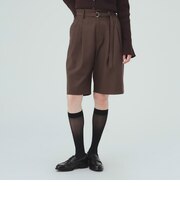 ウールライク ハーフ パン