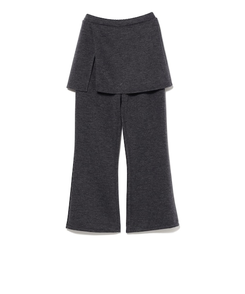 ラップスカート付き カット パンツ