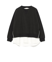 裏起毛 コンビ プルオーバー