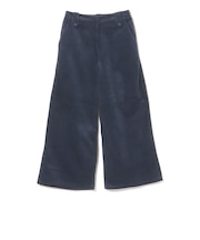 コーデュロイ ドロップループ ワイドパンツ