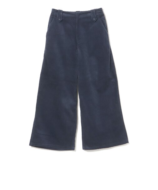 コーデュロイ ドロップループ ワイドパンツ