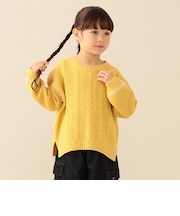 ケーブルニットプルオーバー 2026FW (90~150cm)学校 通園 カジュアル 公園
