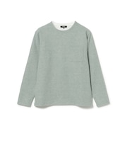起毛 フェイクレイヤー ロングスリーブTシャツ