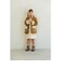 フェイクムートン コート 2026FW (90～150cm) ふわふわ あったか キャメル キッズ服