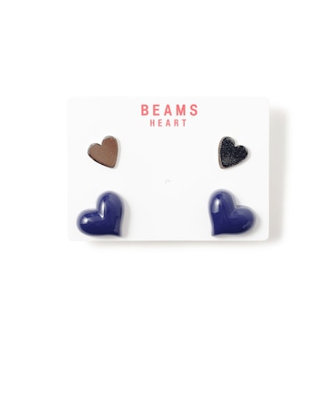 ダブル ハート ピアス
