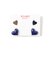ダブル ハート ピアス
