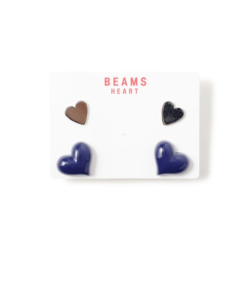 ダブル ハート ピアス