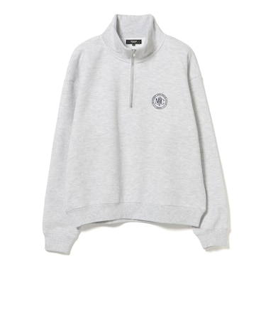 MHC ワッフル フリース ハーフジップ