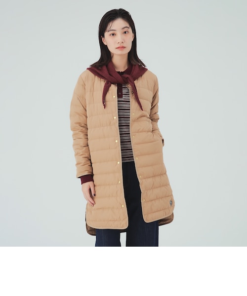 【 BEAMS HEART】フレンチダウン ロングコート ジャケット軽量Ｌサイズ フレンチダウン ロング コート｜ビームスハートの通販｜&mall（アンド