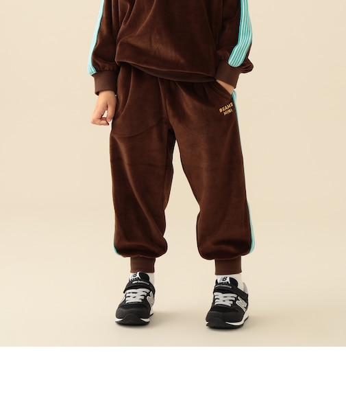 ベロア ライン パンツ 2026FW(90~140cm) イージーパンツ サイドライン スポーティキッズ