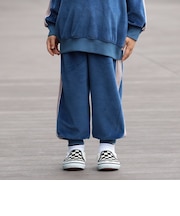 ベロア ライン パンツ 2026FW(90~140cm) イージーパンツ サイドライン スポーティキッズ