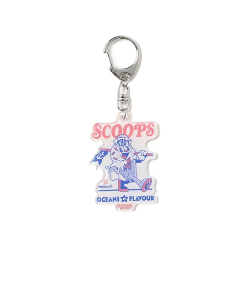 【COLLABORATION】STRANGER THINGS / Scoops Ahoy Acrylic Key Chain