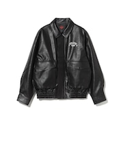 【COLLABORATION】STRANGER THINGS / Hellfire Club Faux Leather Jacket