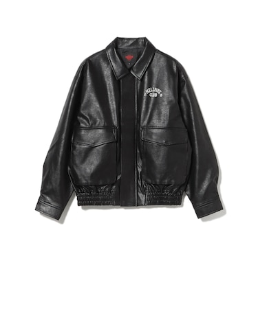 【COLLABORATION】STRANGER THINGS / Hellfire Club Faux Leather Jacket