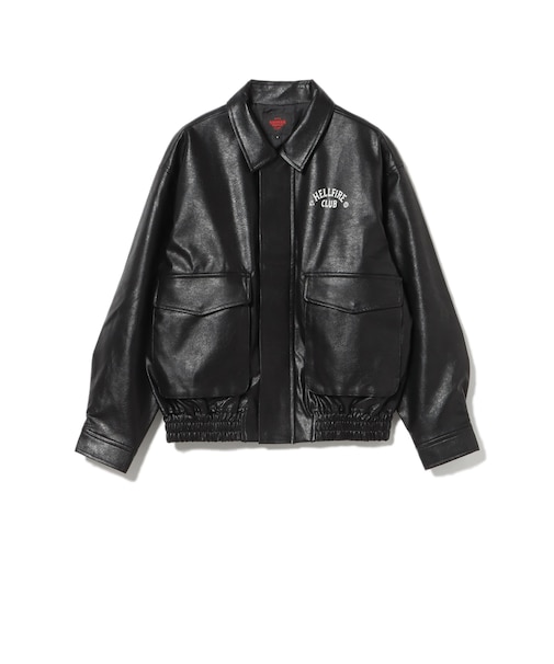 【COLLABORATION】STRANGER THINGS / Hellfire Club Faux Leather Jacket