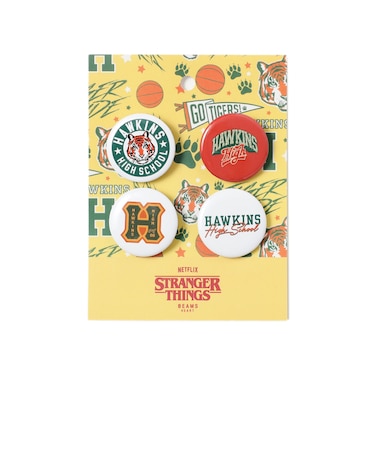 【COLLABORATION】STRANGER THINGS / Hawkins High School Can Badges